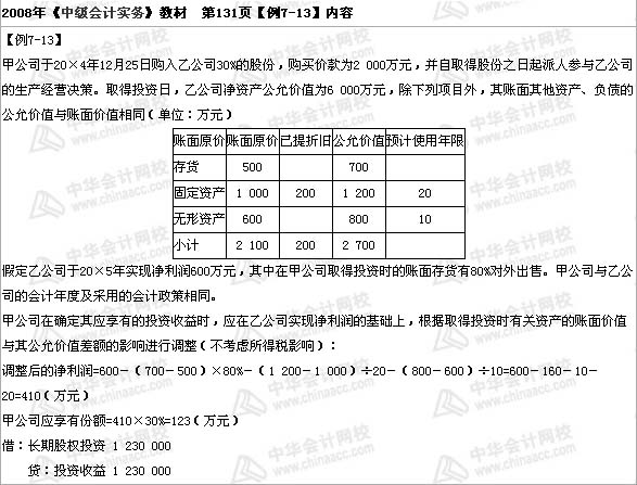 中級職稱《中級會計(jì)實(shí)務(wù)》第七章