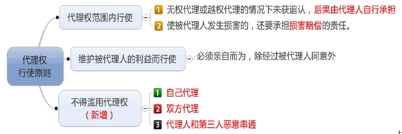代理權(quán)行使原則
