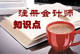 注冊(cè)會(huì)計(jì)師知識(shí)點(diǎn)匯總