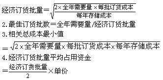 2015年初級(jí)審計(jì)師《審計(jì)專(zhuān)業(yè)相關(guān)知識(shí)》復(fù)習(xí)：存貨管理