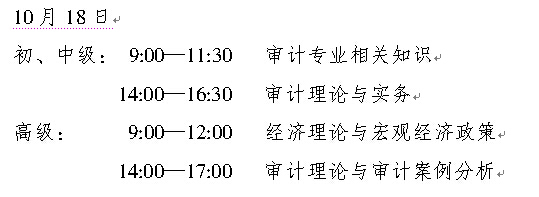 重慶2015年中級審計師考試報名時間5月13日至6月3日