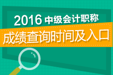 2016年中級(jí)會(huì)計(jì)職稱(chēng)考試成績(jī)查詢(xún)專(zhuān)題