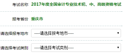 2017年審計師考試報名入口開通