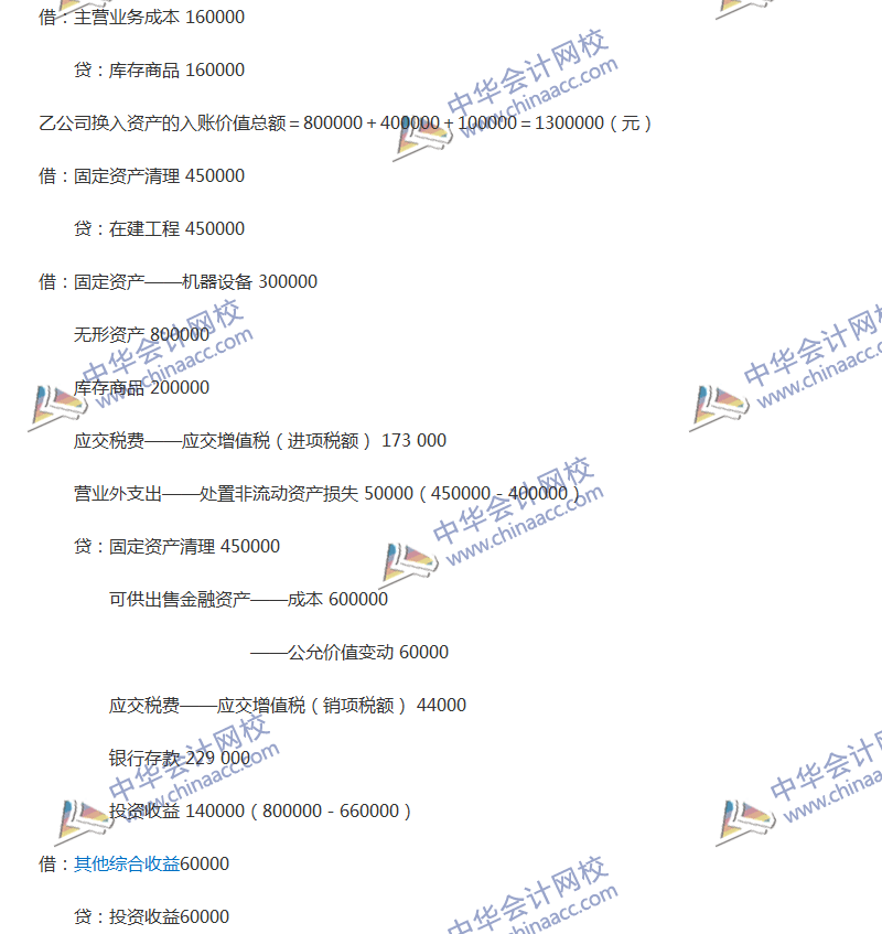 2017年中級會計職稱《中級會計實務(wù)》全真模擬試題第四套（4）