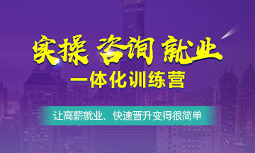 實操、咨詢、就業(yè)一體化訓練營