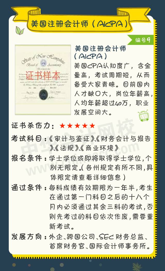 2018年會計人可考的證書大盤點！ACCA證書殺傷力六顆星