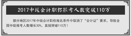 中級(jí)考生請(qǐng)聽(tīng)題：聽(tīng)說(shuō)2018年中級(jí)會(huì)計(jì)職稱(chēng)考試要卡通過(guò)率？