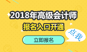 廣西2018年高級會計師報名入口