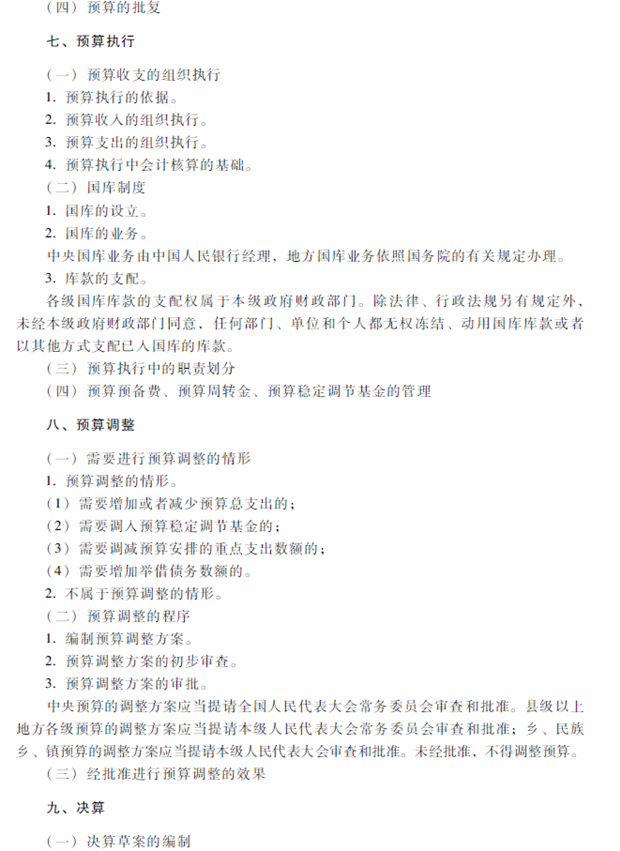 2018年中級會計(jì)職稱考試《經(jīng)濟(jì)法》考試大綱（第八章）