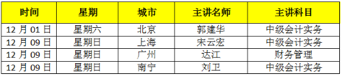 中級(jí)會(huì)計(jì)職稱(chēng)13位老師大咖，13座城市巡回公開(kāi)課，現(xiàn)在免費(fèi)預(yù)約！