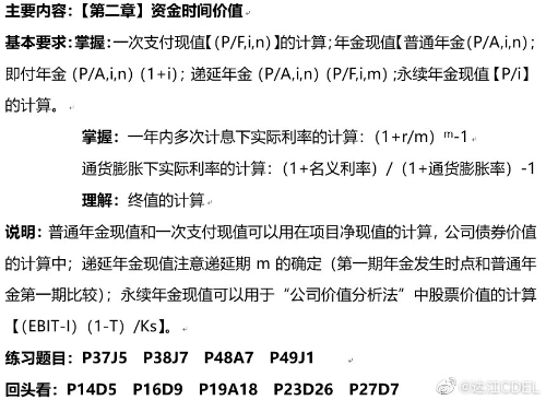 中級(jí)會(huì)計(jì)職稱(chēng)財(cái)務(wù)管理資金時(shí)間價(jià)值