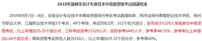 中級會計職稱考試難度大嗎？2019有多少考生通過考試？