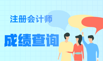 2019寧夏銀川注冊會計師考試成績什么時候出？