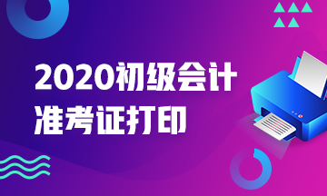 2020年兵團(tuán)初級會(huì)計(jì)準(zhǔn)考證打印時(shí)間你清楚沒？