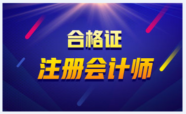 聊城2019注冊會(huì)計(jì)師證書領(lǐng)取時(shí)間