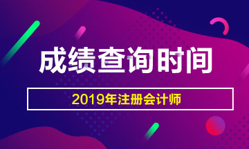 2019注冊(cè)會(huì)計(jì)師成績查詢什么時(shí)候開始?