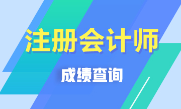 2019年黑龍江cpa成績可以查詢了！