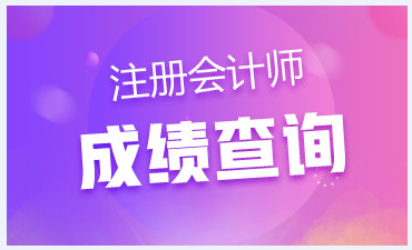 2019年CPA官網(wǎng)成績查詢時間