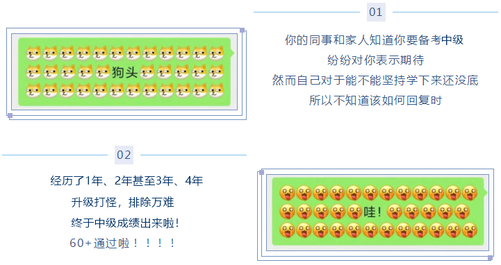 微信新表情 像極了中級(jí)會(huì)計(jì)職稱考生的備考日常！