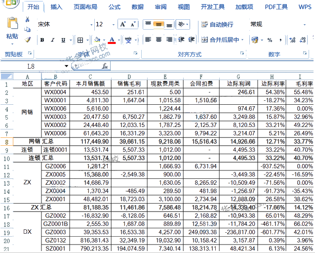 取消合并單元格并快速填充的操作你會嗎？