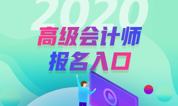 2020年上海高級會計師考試報名入口