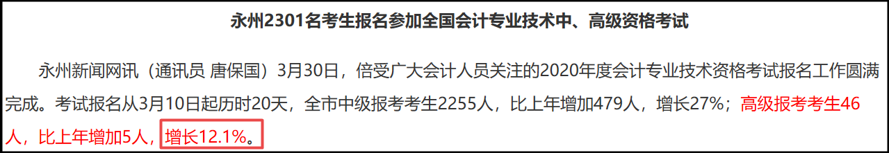 2020高級會計(jì)師報(bào)名圓滿結(jié)束 各地報(bào)考人數(shù)再創(chuàng)新高？