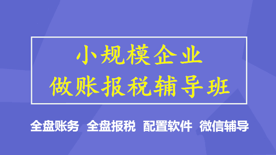 你還不會(huì)小微企業(yè)做賬、報(bào)稅嗎？學(xué)完就上崗