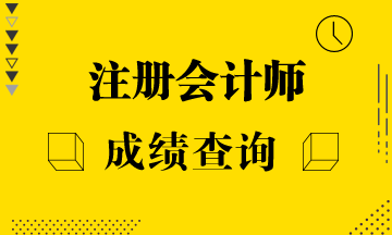 河北2020年注冊會計師考試成績查詢時間須知