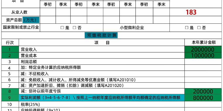 新修訂！企業(yè)所得稅月（季）度預(yù)繳納稅申報表（A類）變化及操作指南