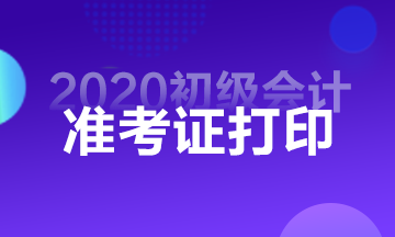 2020北京打印初級(jí)會(huì)計(jì)師準(zhǔn)考證的時(shí)間通知了嗎？