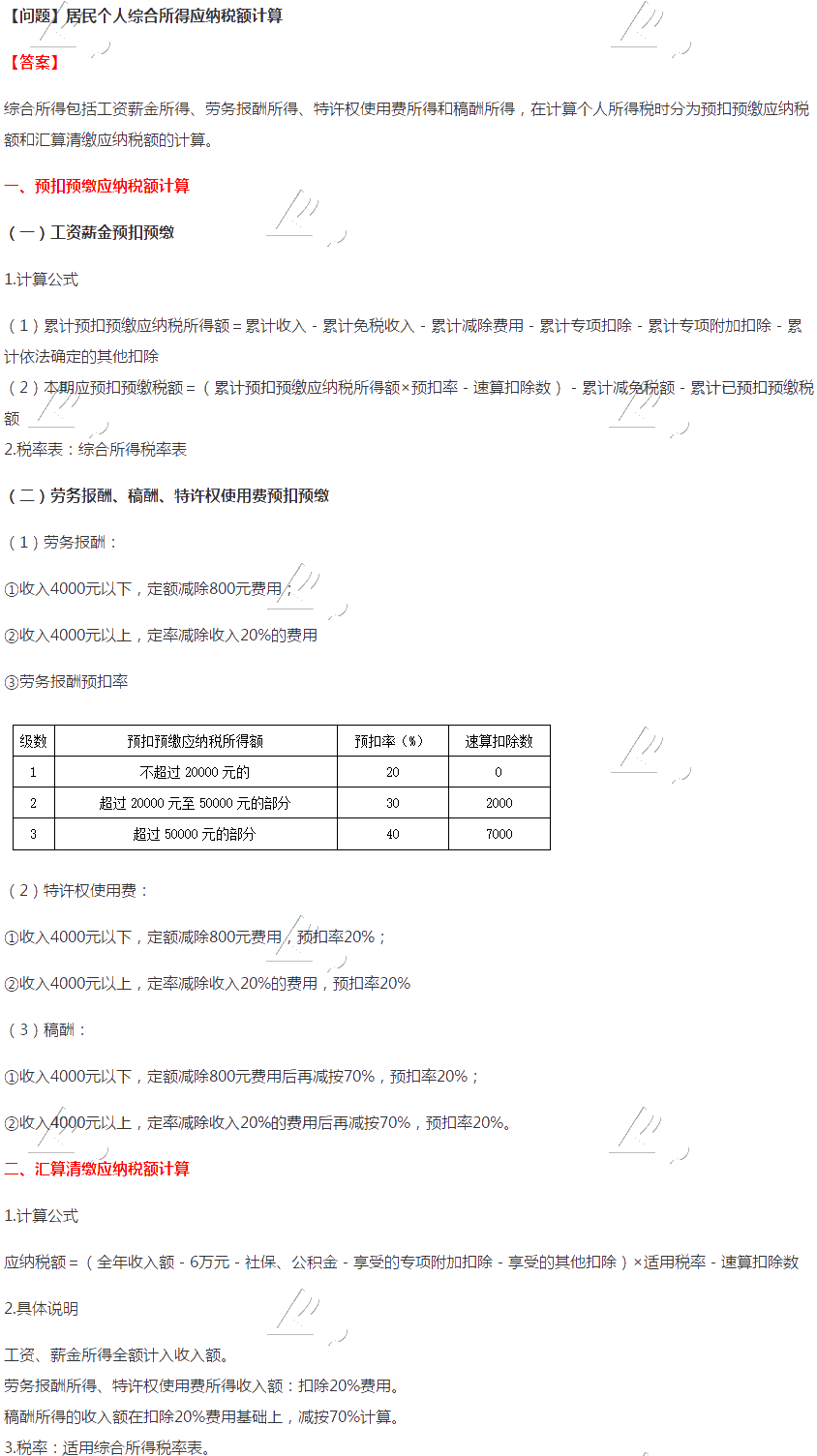 2020年注會稅法【答疑周刊】第十二期