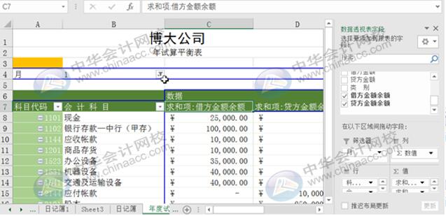 Excel實(shí)操技能：用Eexcel編制試算平衡表！