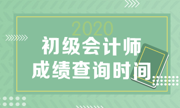 2020年山東初級(jí)會(huì)計(jì)成績(jī)查詢(xún)時(shí)間什么時(shí)候公布？