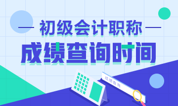 什么時候公布2020年海南初級會計考試成績？