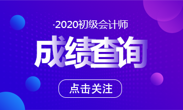 甘肅2020年初級(jí)會(huì)計(jì)考試成績(jī)何時(shí)公布？