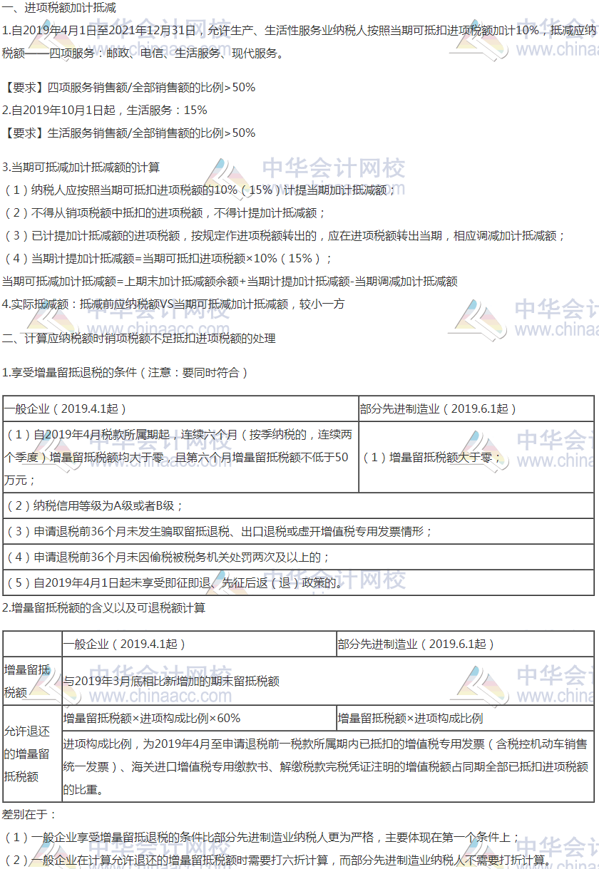 【備考寶典】2020年注冊(cè)會(huì)計(jì)師《稅法》考前速記手冊(cè)