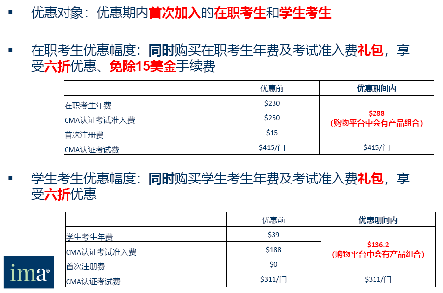 六折CMA報考優(yōu)惠10月16日將截止！