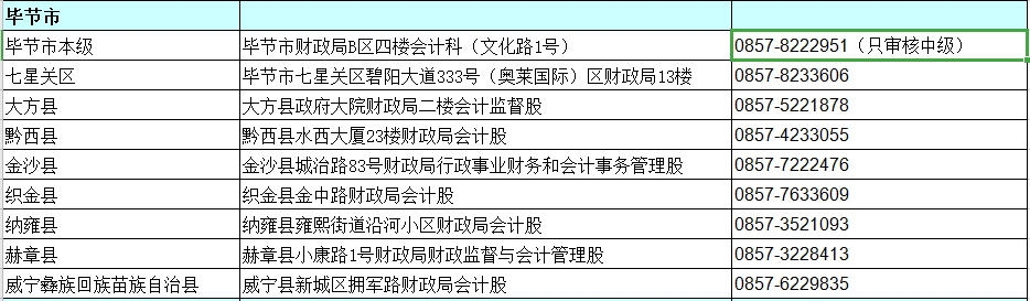 貴州銅仁2020中級(jí)會(huì)計(jì)資格審核地點(diǎn)你知道嗎？