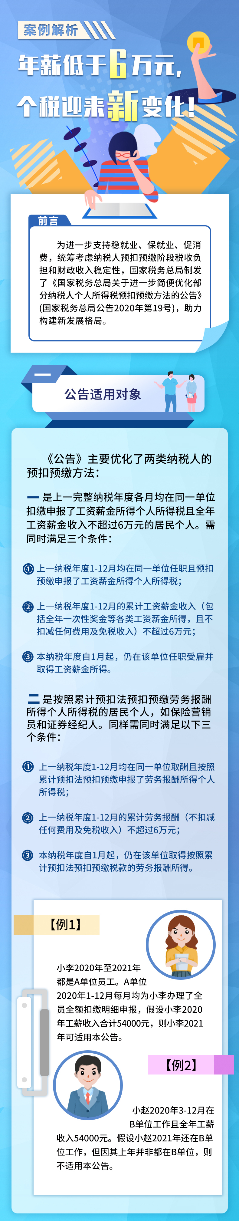 案例解析丨年薪低于6萬元，個稅迎來新變化！