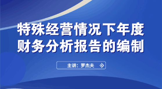 特殊經(jīng)營(yíng)情況下全年財(cái)務(wù)分析報(bào)告的編制要點(diǎn)和技巧