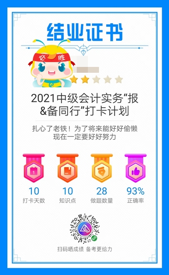 贏2021定制臺歷最后機會！中級打卡活動30日18點開始抽獎！