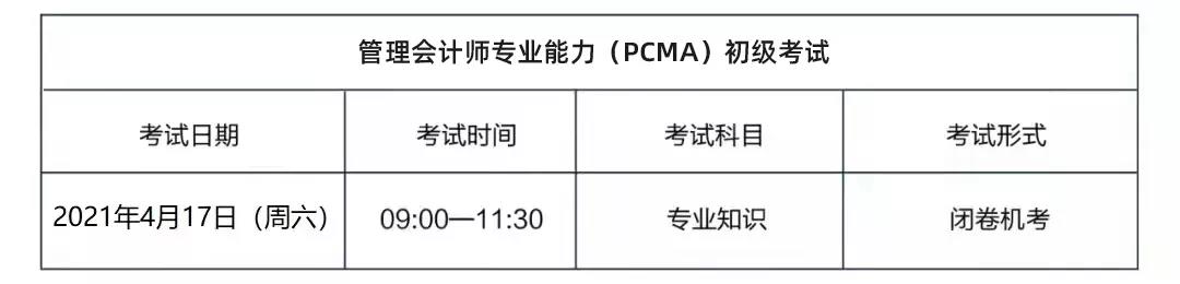 PCMA初級(jí)