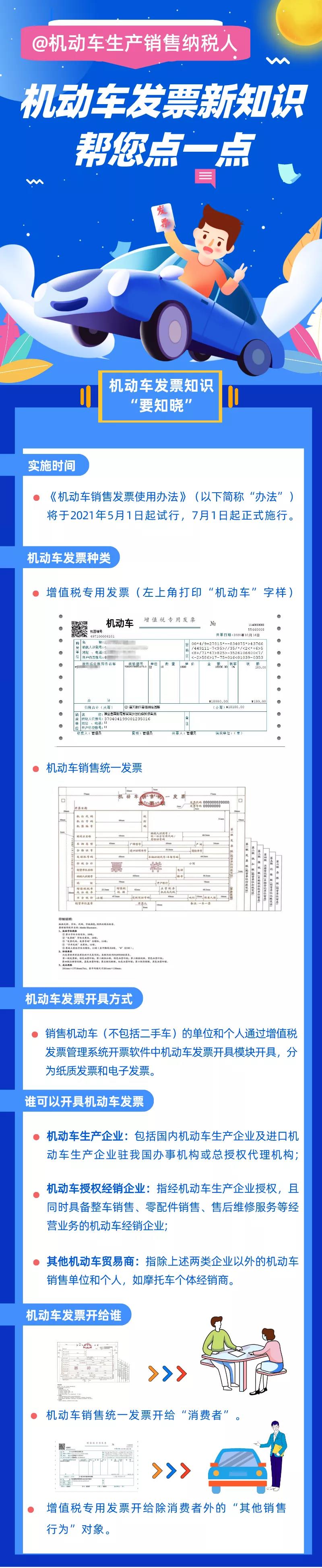 @機動車生產(chǎn)銷售納稅人 機動車發(fā)票新知識 幫您點一點！