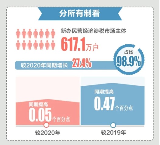 2021上半年新辦涉稅市場(chǎng)主體有哪些亮點(diǎn)？為你揭秘