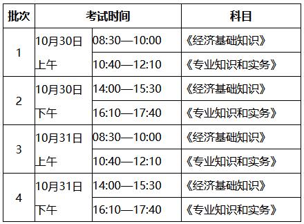 錫林郭勒盟2021年初中級經(jīng)濟師考試時間