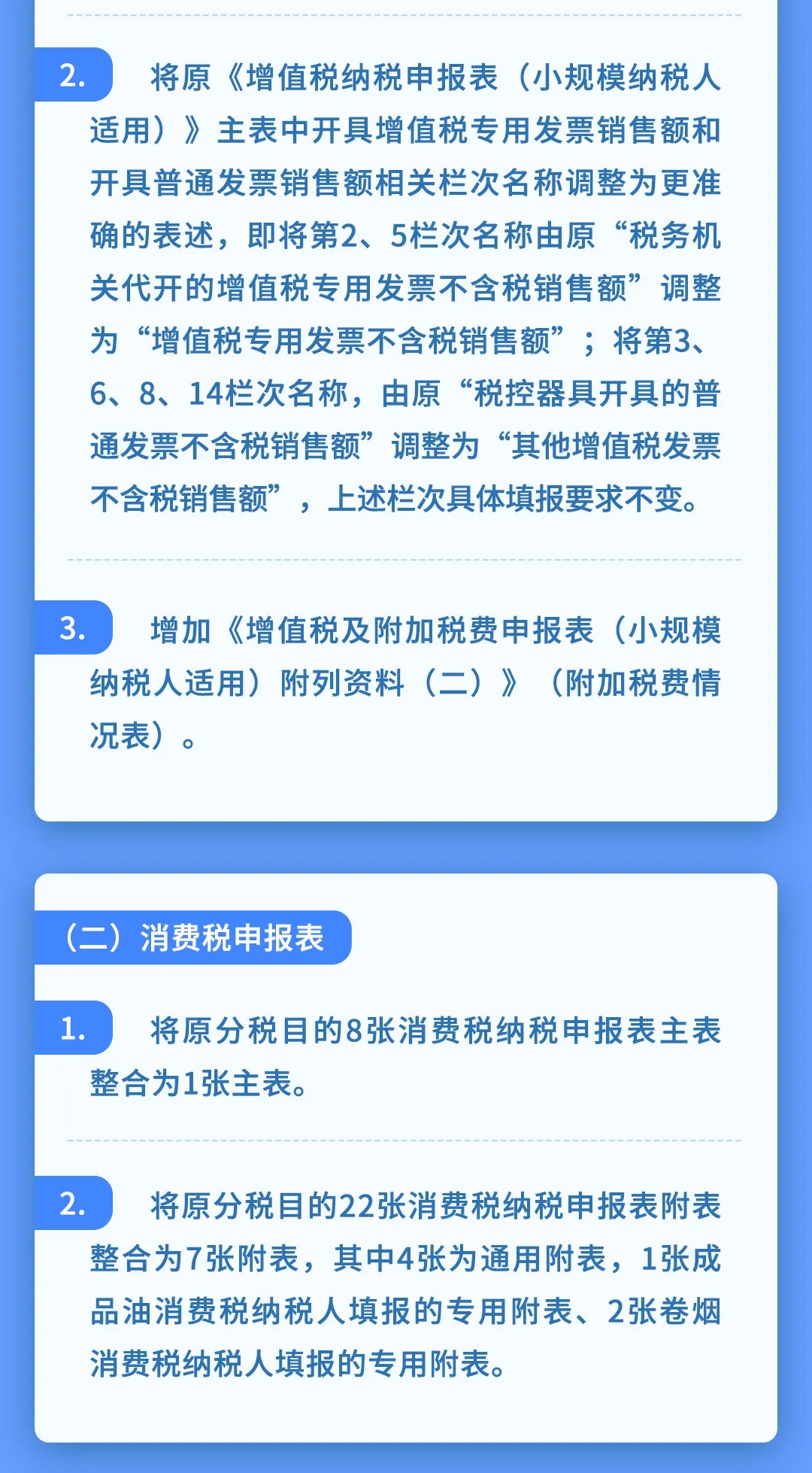 增值稅、消費稅及附加稅費申報表整合，帶你梳理一遍！