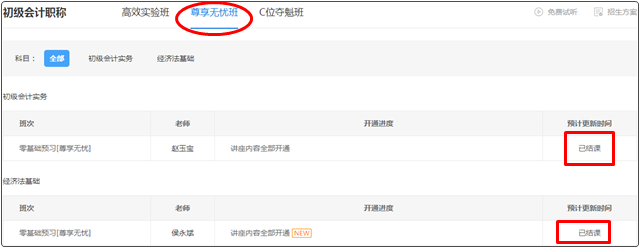 提醒！2022年初級會計(jì)【預(yù)習(xí)階段】課程更新完畢！
