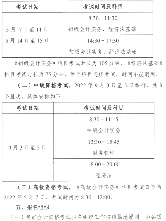 廣東佛山2022年高級(jí)會(huì)計(jì)師報(bào)名簡(jiǎn)章公布