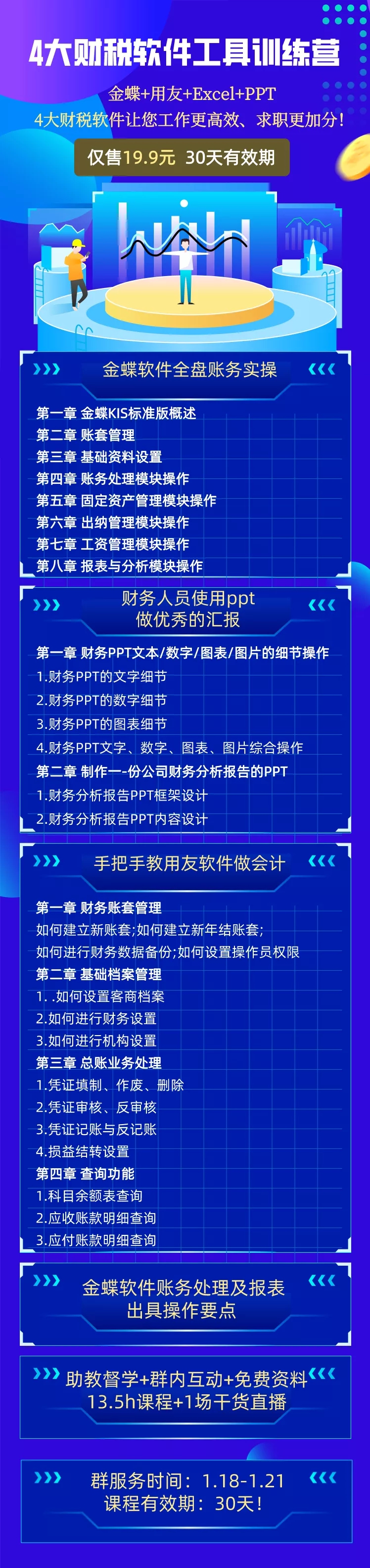 《4天財務(wù)軟件工具訓(xùn)練營》限時秒殺！