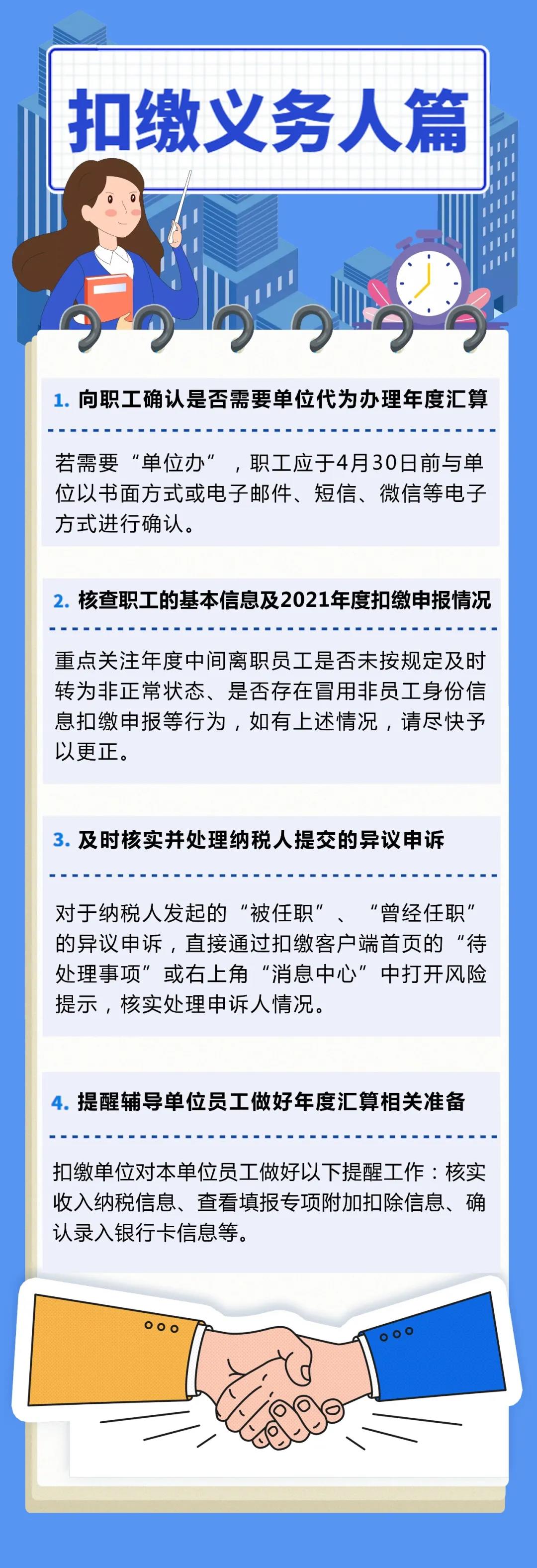 2021年度個稅年度匯算 這些工作提前要做好